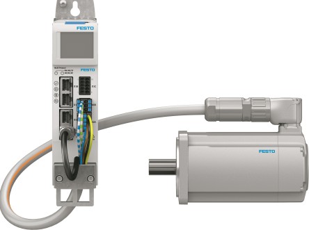 New CMMT-AS multiprotocol servo drive with matching EMMT motor