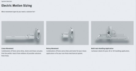 Electric Motion Sizing tool