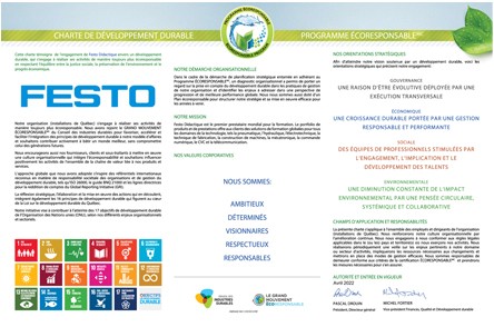 Charte de développement durable