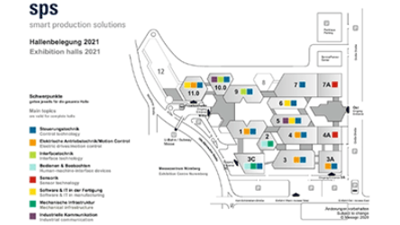 Hall plan of SPS 2021