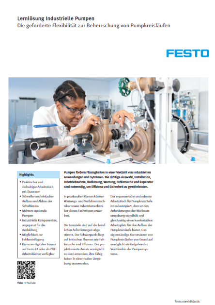 Flyer Industrielle Pumpen