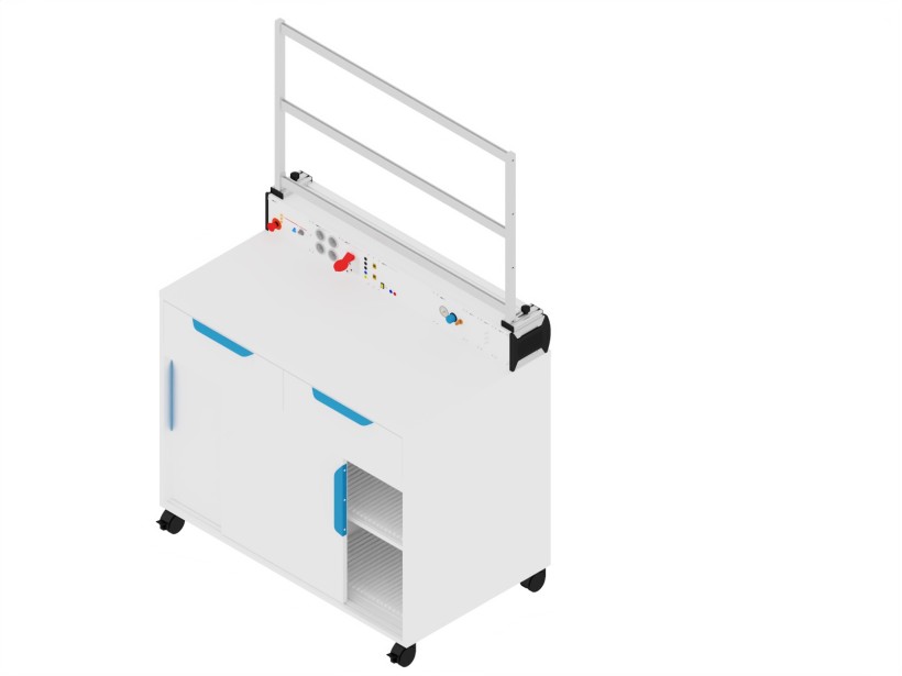 Demonstrations-Didactic-Wagen 400 V mit Experimentierrahmen