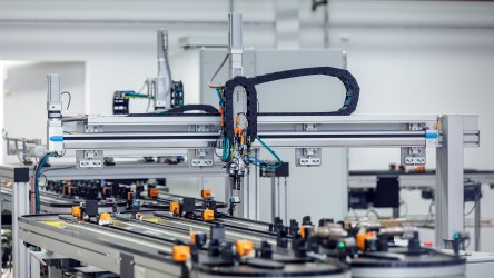 Sistema de manipulación cartesiano de 2D con dos ejes eléctricos