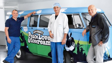 Cutting compressed air consumption: Ben & Jerry's production line