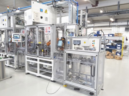 Gefit Festo impianto automatico di montaggio iniettori benzina 