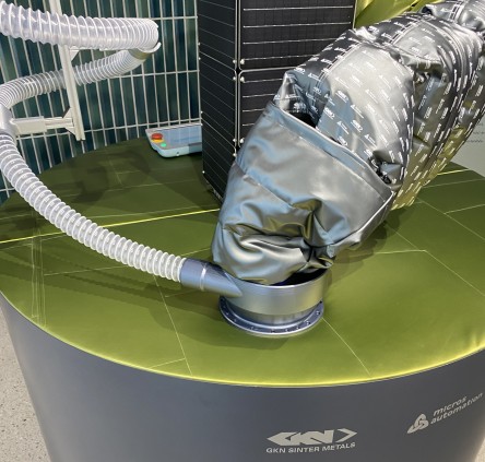 pinza DHEF Festo utilizzata per il robot di GKN Sinter Metals Brunico
