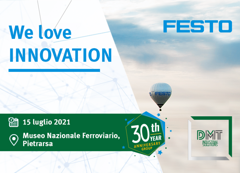 DMTecno e Festo We love innovation al Museo Nazionale Ferroviario