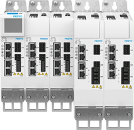 Servoaccionamiento Festo CMMT-AS, destacando su diseño compacto y rendimiento