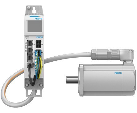 Servoaccionamiento Festo CMMT-ST y motor EMMT-AS