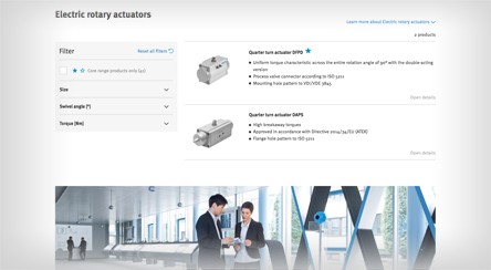 Simplified product selection
