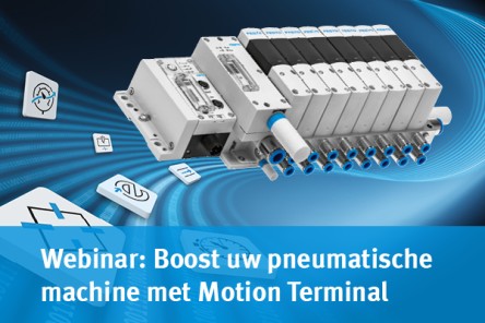 Webinar: Boost uw pneumatische machine met Motion Terminal