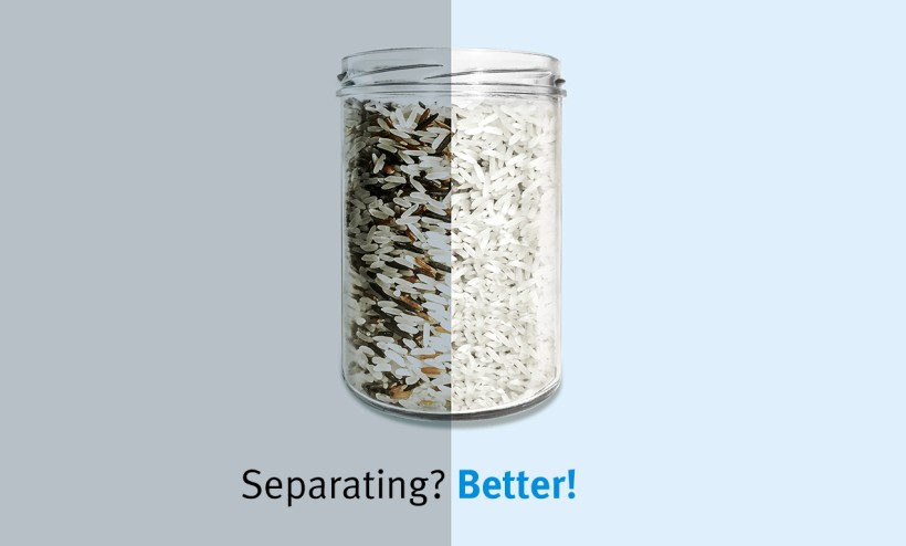 Separating bulk materials