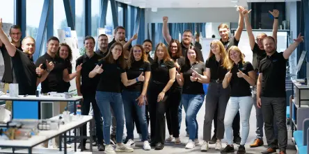 Festo employees in Lithuania's office