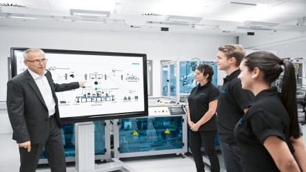 Formación técnica de empleados en Festo