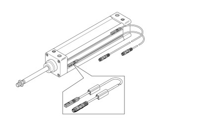Dessin technique d'un capteur de proximité