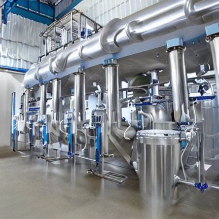 Simulación de fábrica de productos lácteos con aplicación de productos Festo