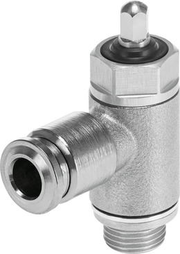 One Way Flow Control Valve Vfoh Le A G18 Q4 Festo Ie