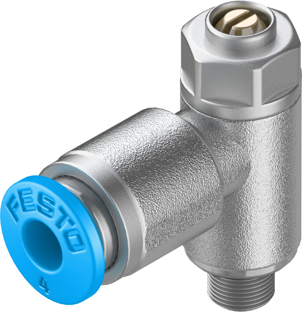 Festo GRLA-M5-QS-6-RS-D One-Way Flow Control Valve (197578) – Brand New