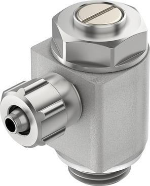 FESTO ELECTRIC GRLA-1/4-PK-6-B ONE-Way Flow Control Valve 