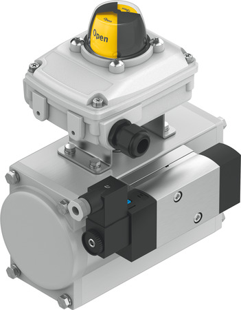 Quarter turn actuator unit