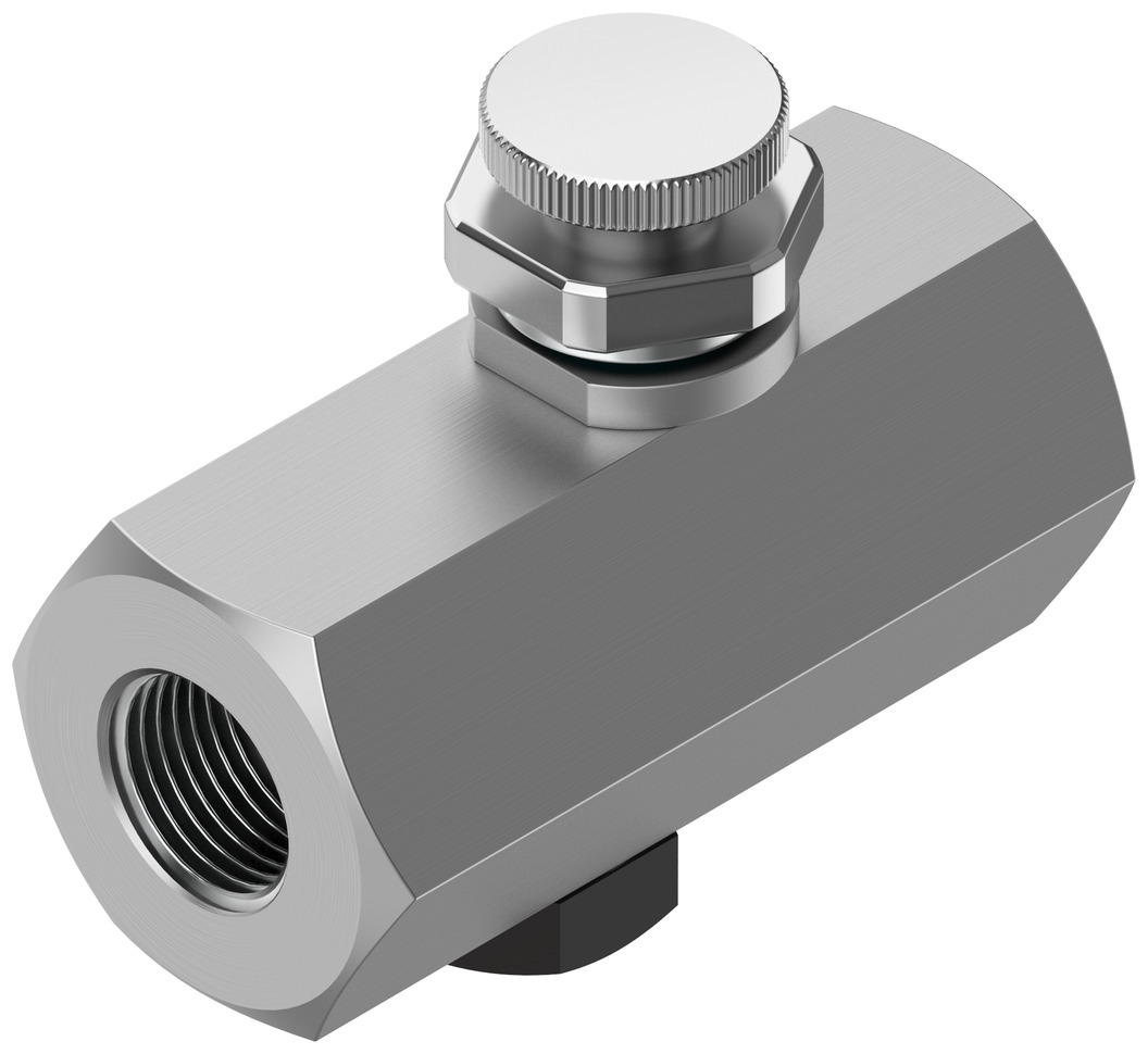 One-way flow control valve