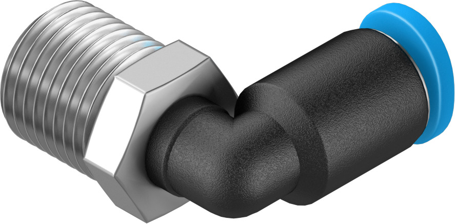 Push-in L-fitting