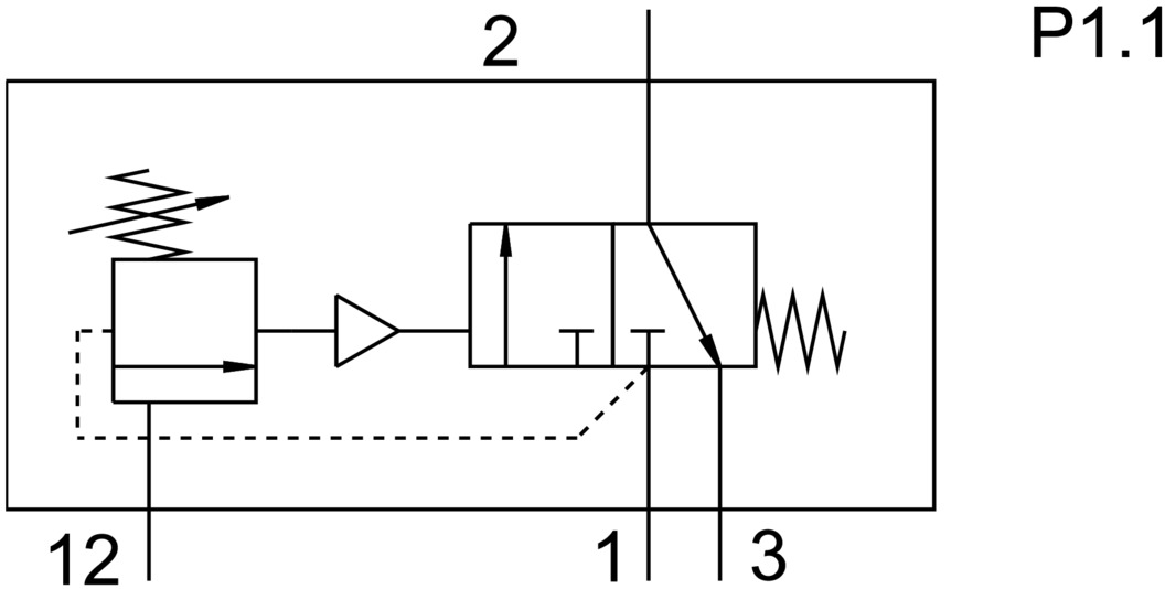 Pressure sequence valve VD3PK3 Festo USA
