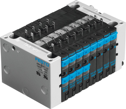 NEW Details about   FESTO Pneumatic Valve Terminal Block CPV14-VI w/1 Solenoid Cartridge Valves 