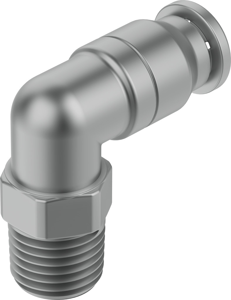 Push-in L-fitting