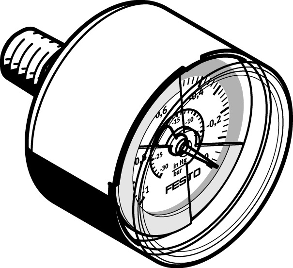 Vacuum gauge VAM40V1/0R1/8ERG Festo USA
