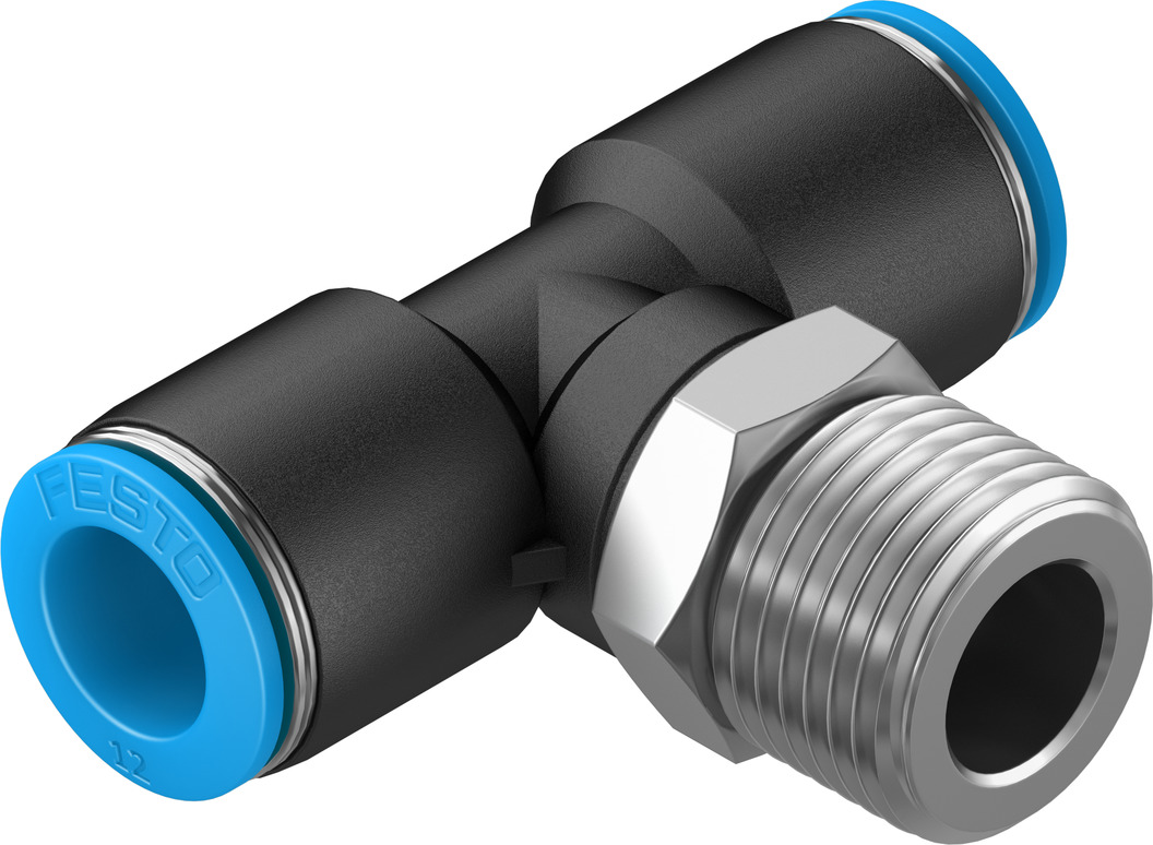 Push-in T-fitting