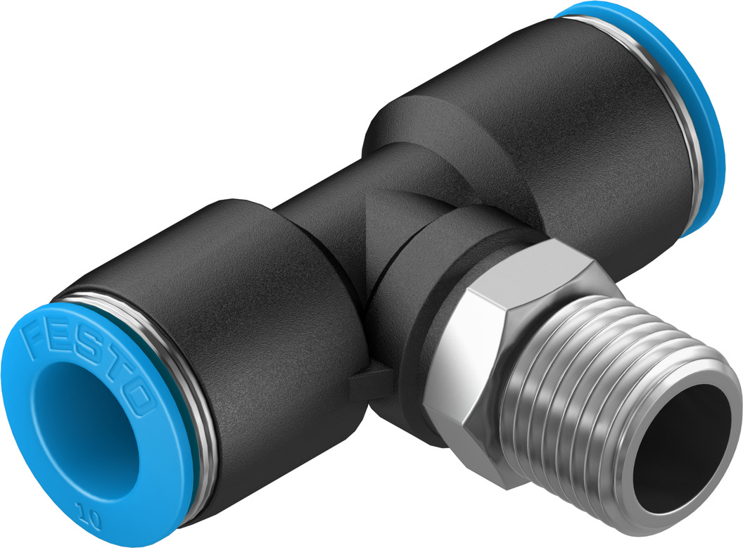 Push-in T-fitting