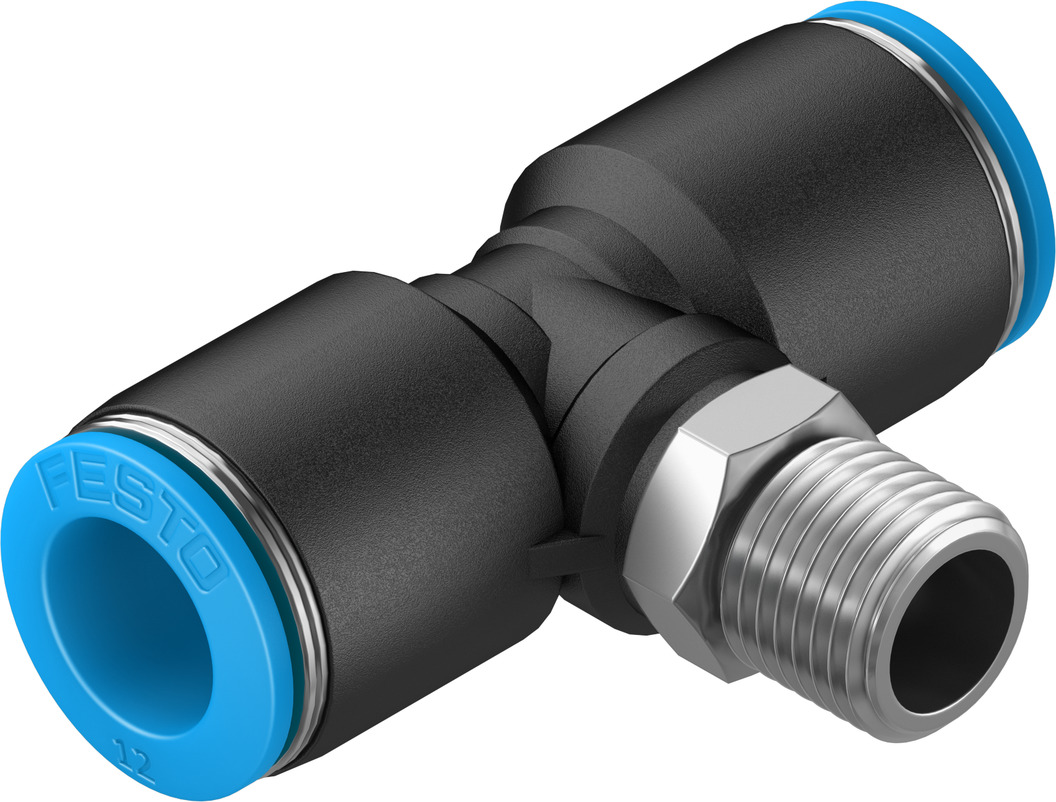 Push-in T-fitting