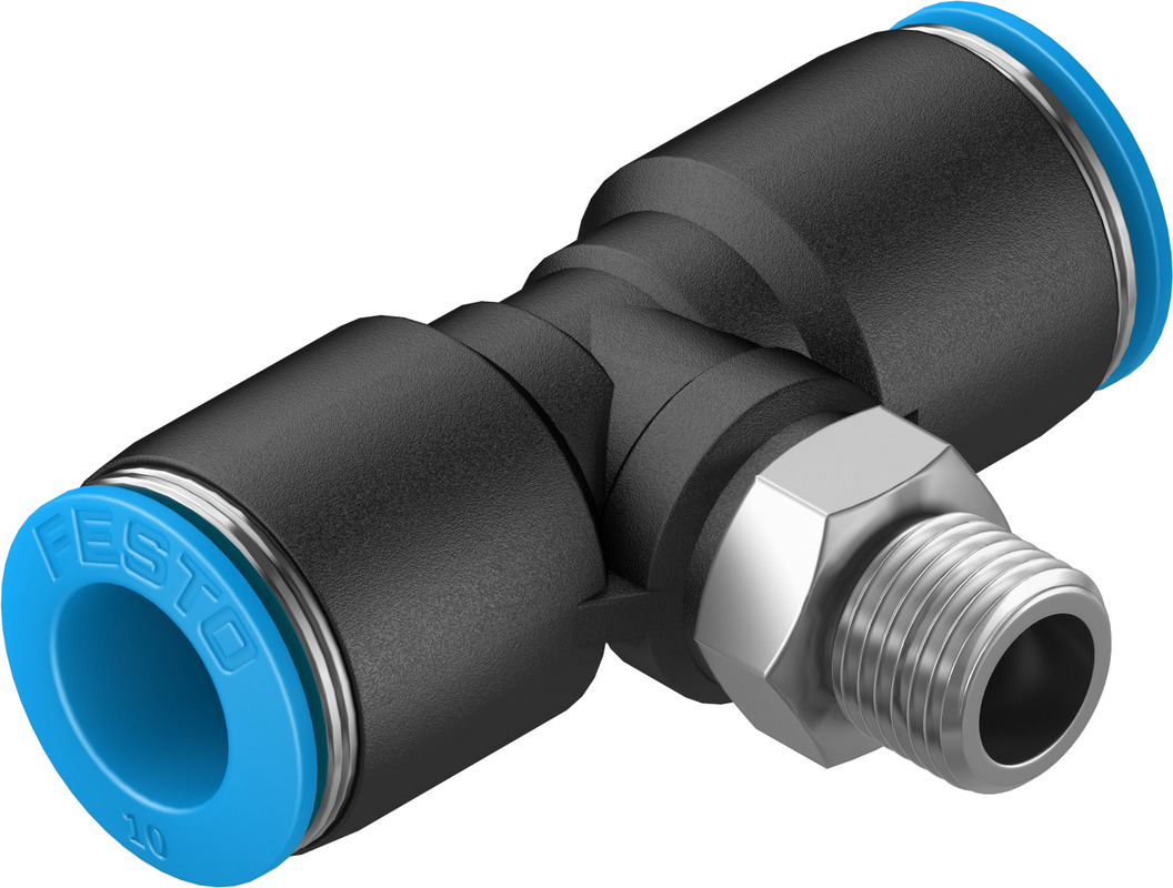 Push-in T-fitting