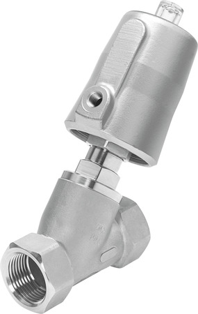 Angle seat valve