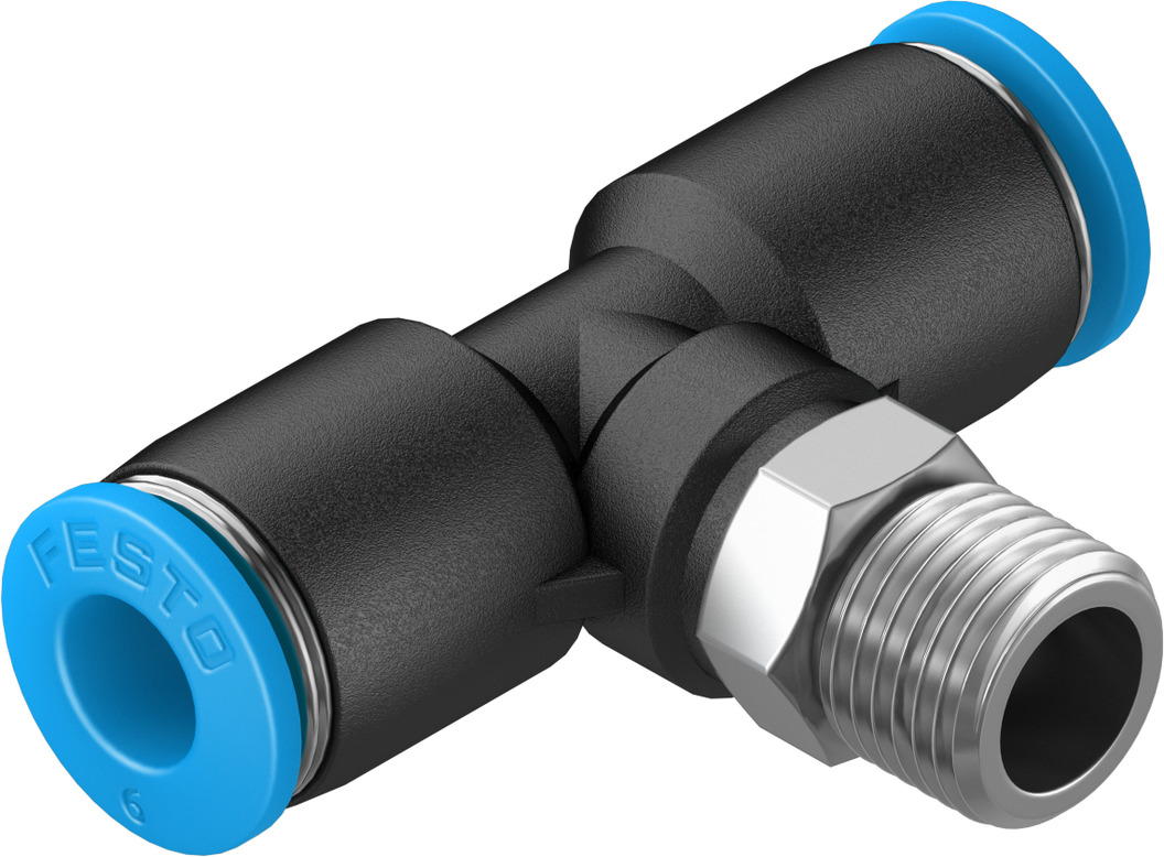 Push-in T-fitting