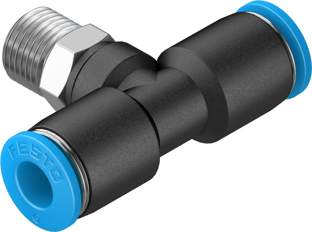Push-in T-fitting