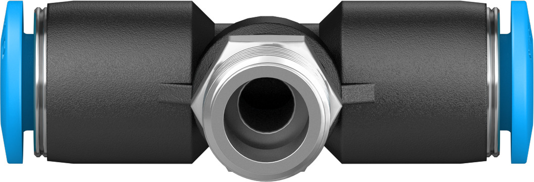 Push-in T-fitting
