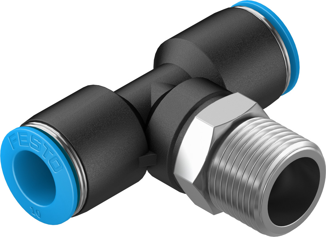 Push-in T-fitting