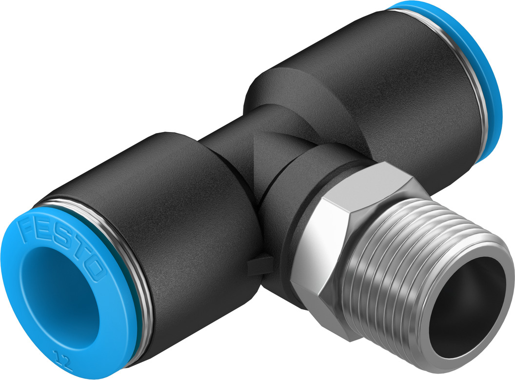 Push-in T-fitting