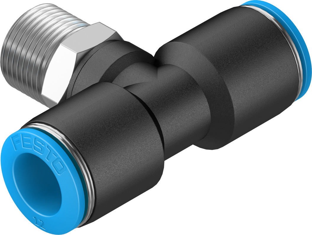 Push-in T-fitting