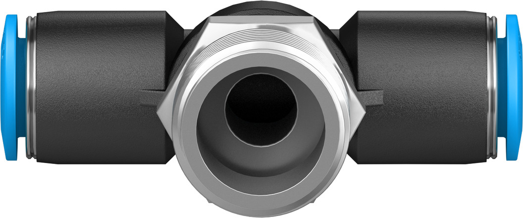 Push-in T-fitting