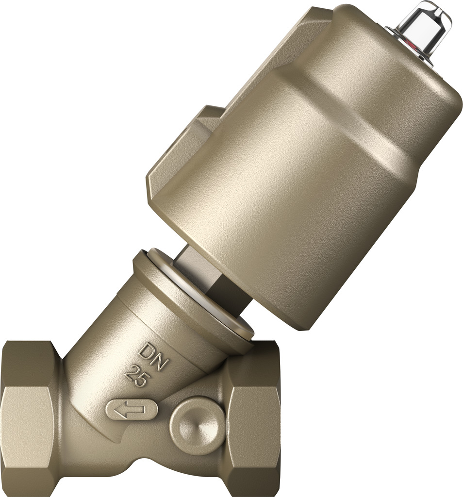 Angle seat valve