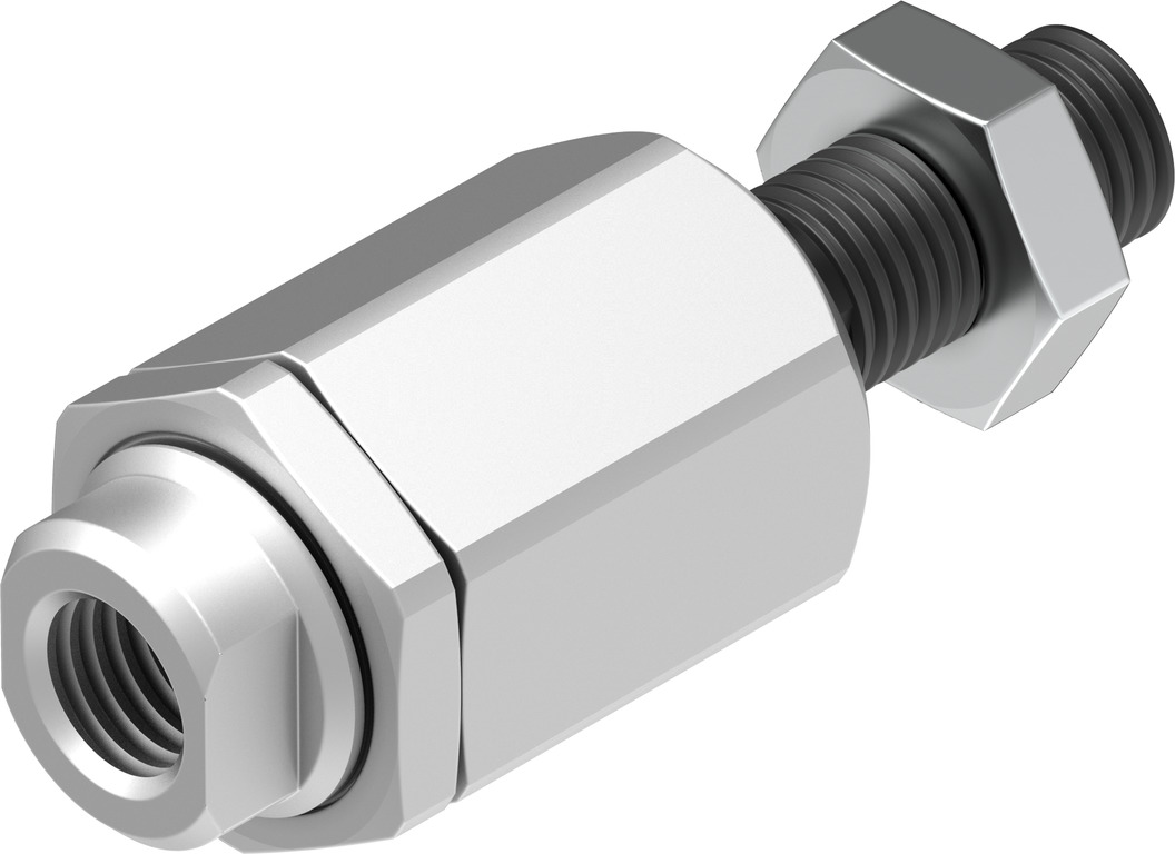 Self-aligning rod coupler