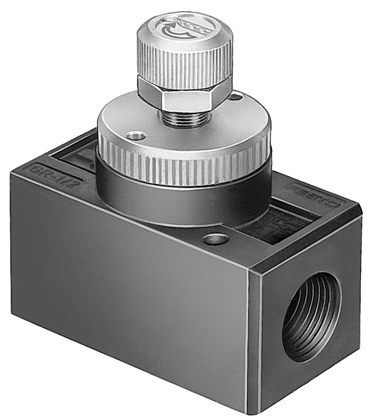 One-way flow control valve