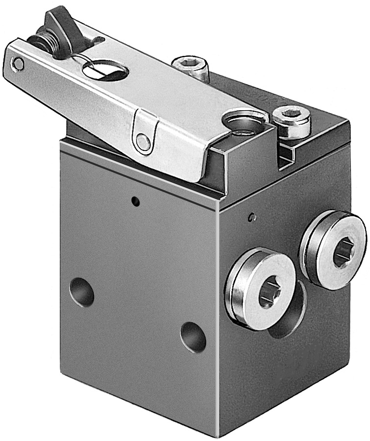 Toggle lever valve