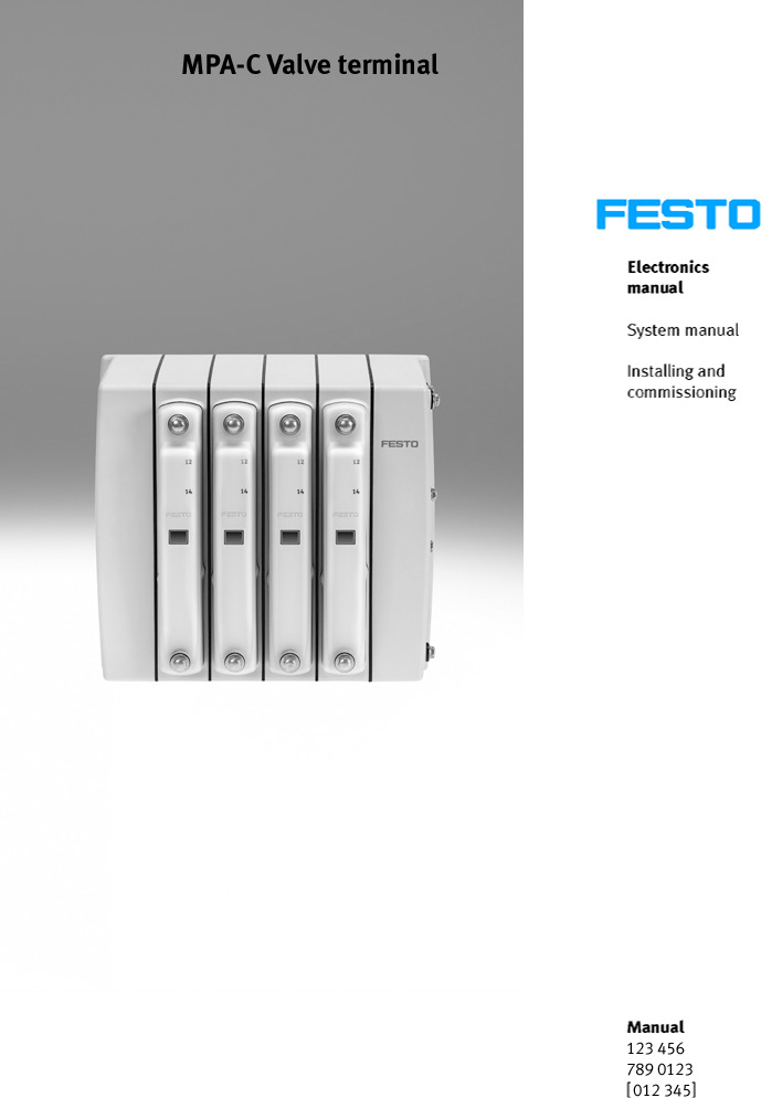 Buy Description of valve manifold MPA-C online | Festo USA