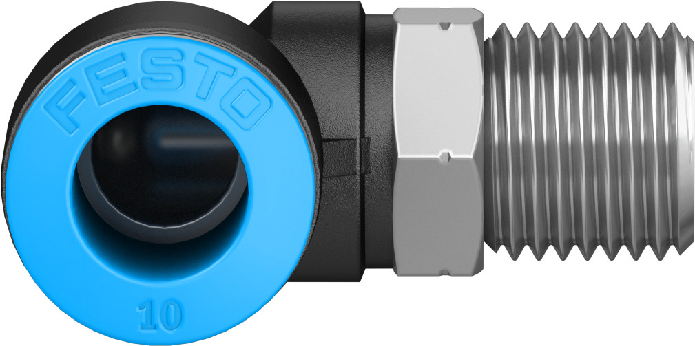 Push-in L-fitting