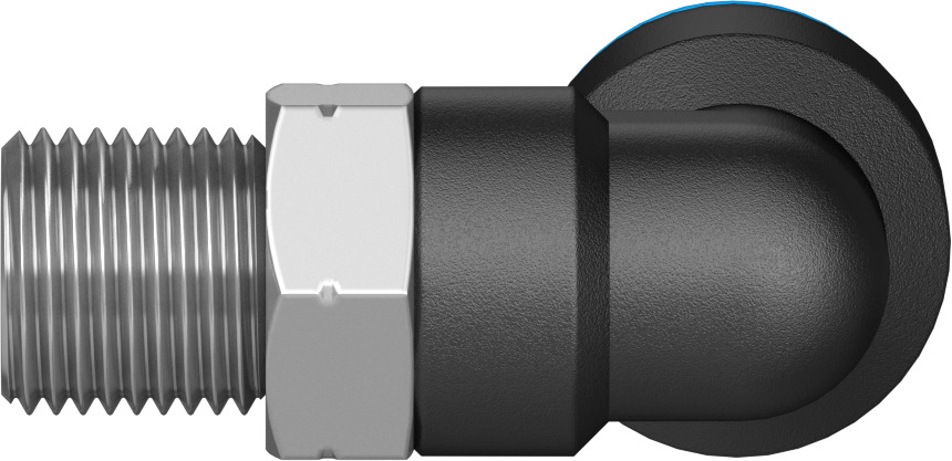 Push-in L-fitting
