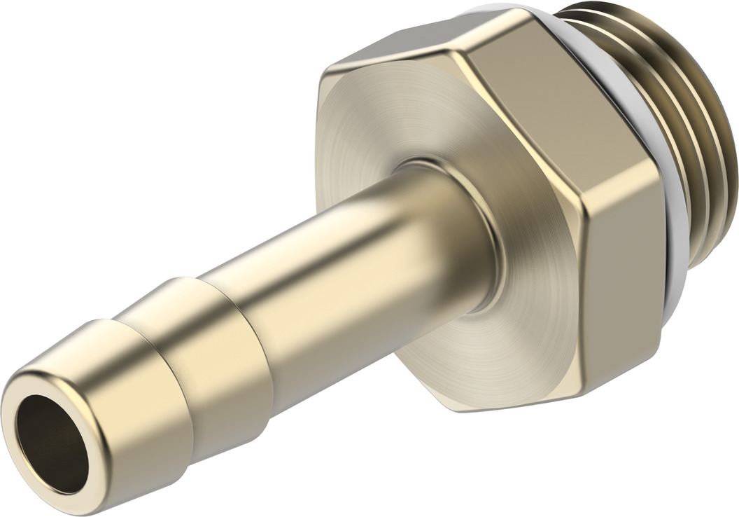 Barbed hose fitting